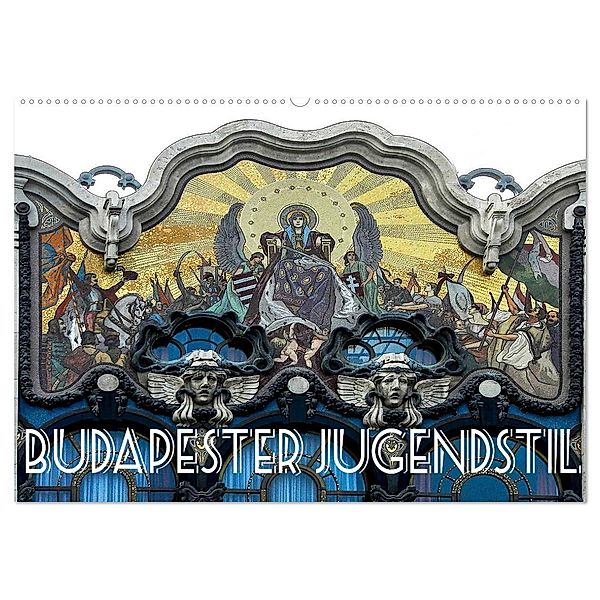 Budapester Jugendstil (Wandkalender 2024 DIN A2 quer), CALVENDO Monatskalender, Boris Robert