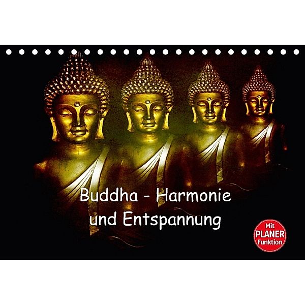 Buddha - Harmonie und Entspannung (Tischkalender 2018 DIN A5 quer), Julia Axon und Claudia Burlager