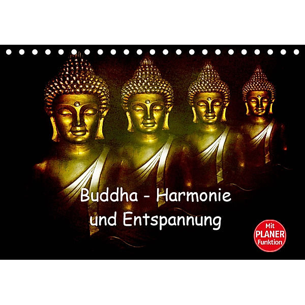 Buddha - Harmonie und Entspannung (Tischkalender 2020 DIN A5 quer), Julia Axon und Claudia Burlager