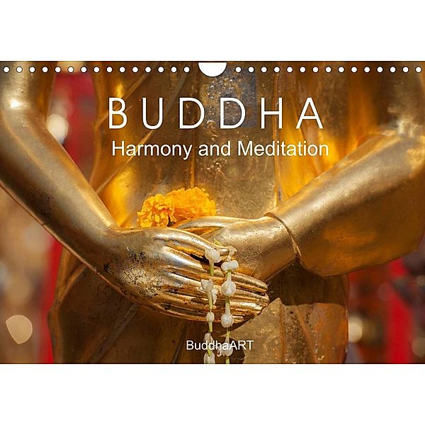 BUDDHA - Harmony and Meditation (Wall Calendar 2022 DIN A4 Landscape), BuddhaART