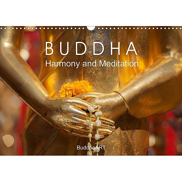 BUDDHA - Harmony and Meditation (Wall Calendar 2023 DIN A3 Landscape), BuddhaART