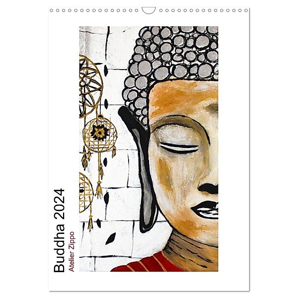 Buddha Relax (Wandkalender 2024 DIN A3 hoch), CALVENDO Monatskalender, Katja M. Zippo