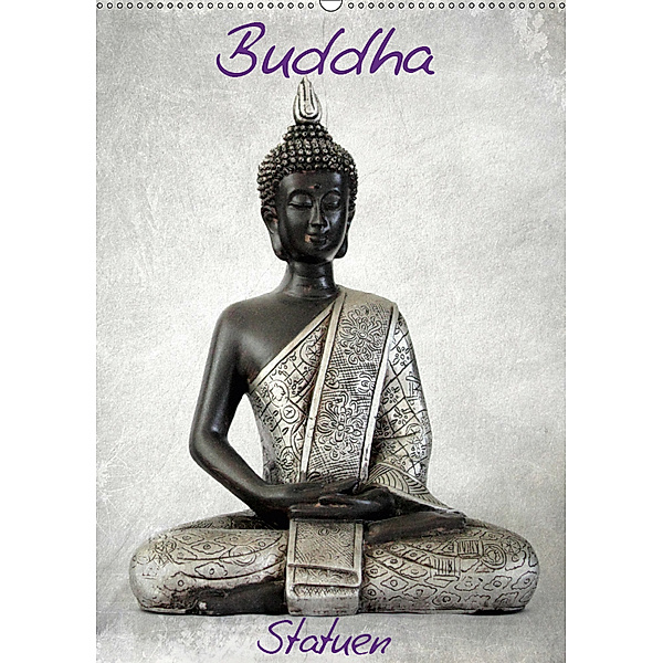 Buddha Statuen / CH-Version (Wandkalender 2019 DIN A2 hoch), JUSTART