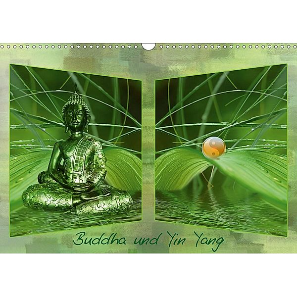 Buddha und Yin Yang (Wandkalender 2020 DIN A3 quer), Claudia Burlager