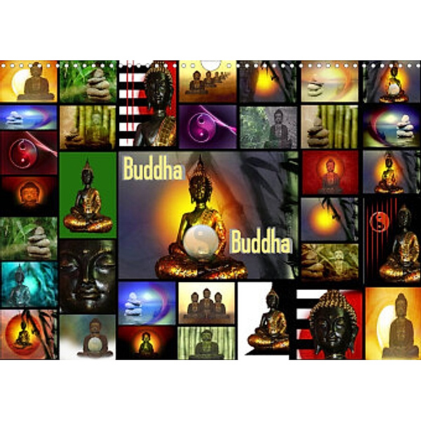 Buddha (Wandkalender 2022 DIN A3 quer), Claudia Burlager