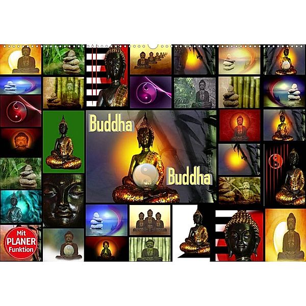 Buddha (Wandkalender 2023 DIN A2 quer), Claudia Burlager