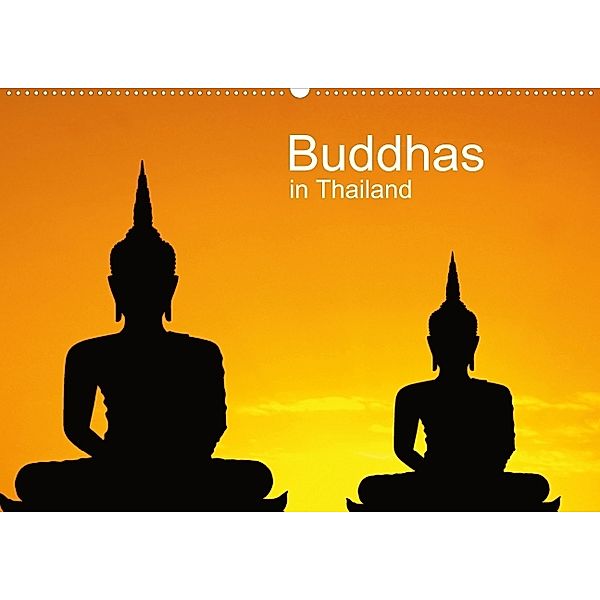 Buddhas in Thailand (Wandkalender 2014 DIN A3 quer), Klaus Steinkamp