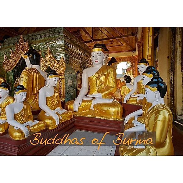 Buddhas of Burma / UK-Version (Stand-Up Mini Poster DIN A5 Landscape), Jürgen Ritterbach