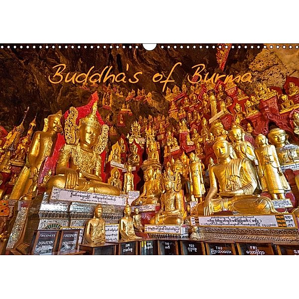 Buddhas of Burma / UK-Version (Wall Calendar 2018 DIN A3 Landscape), Jürgen Ritterbach