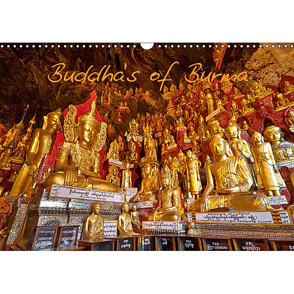 Buddhas of Burma / UK-Version (Wall Calendar 2019 DIN A3 Landscape), Jürgen Ritterbach