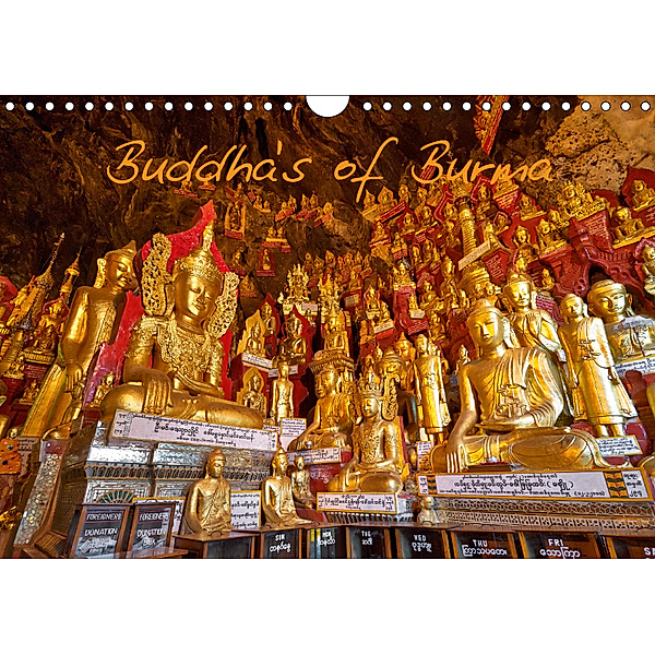 Buddhas of Burma / UK-Version (Wall Calendar 2019 DIN A4 Landscape), Jürgen Ritterbach
