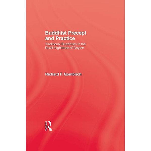 Buddhist Precept & Practice, Richard F. Gombrich