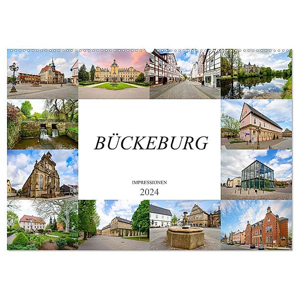 Bückeburg Impressionen (Wandkalender 2024 DIN A2 quer), CALVENDO Monatskalender, Dirk Meutzner
