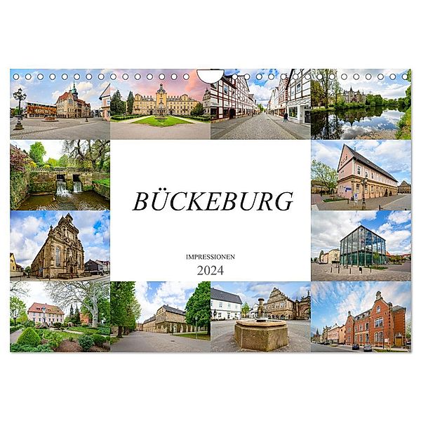 Bückeburg Impressionen (Wandkalender 2024 DIN A4 quer), CALVENDO Monatskalender, Dirk Meutzner
