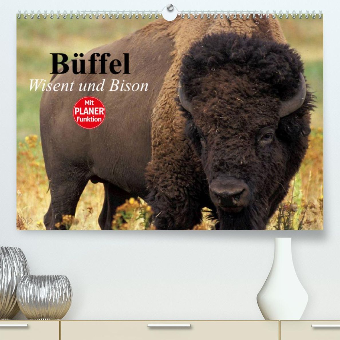 Büffel. Wisent und Bison Premium, hochwertiger DIN A2 Wandkalender 2023,  Kunstdruck in Hochglanz - Kalender bestellen