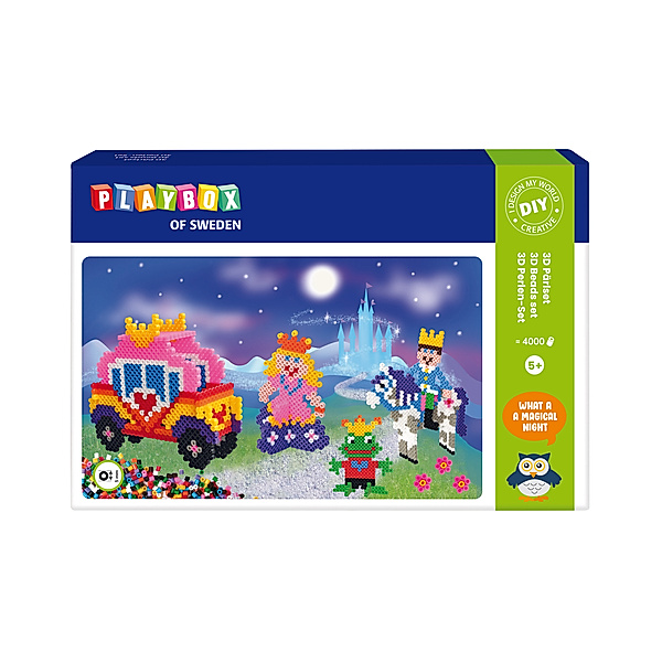 Playbox Bügelperlen-Set PRINZESSIN 3D 4.000-teilig