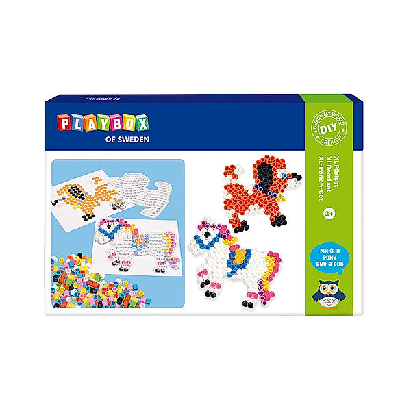 Playbox Bügelperlen-Set XL PERLEN TIERE 600-teilig in bunt