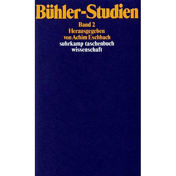 Bühler-Studien.Bd.2, Karl Bühler