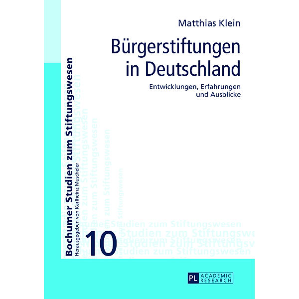 Bürgerstiftungen in Deutschland, Matthias Klein