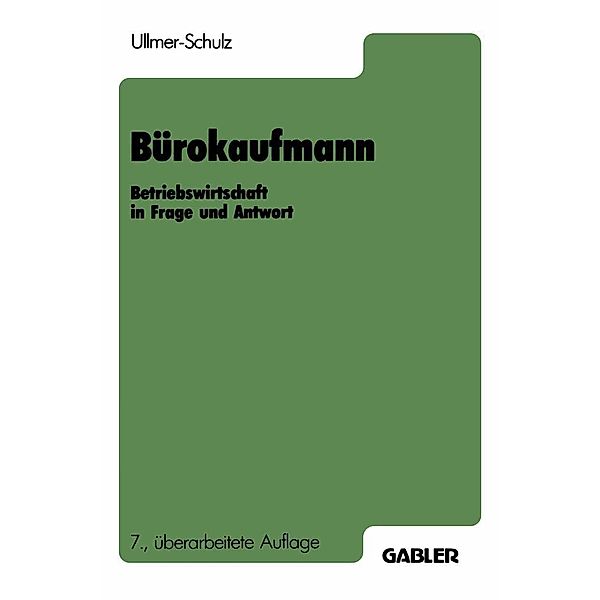 Bürokaufmann, Edith Ullmer-Schulz