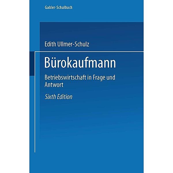 Bürokaufmann, Edith Ullmer-Schulz