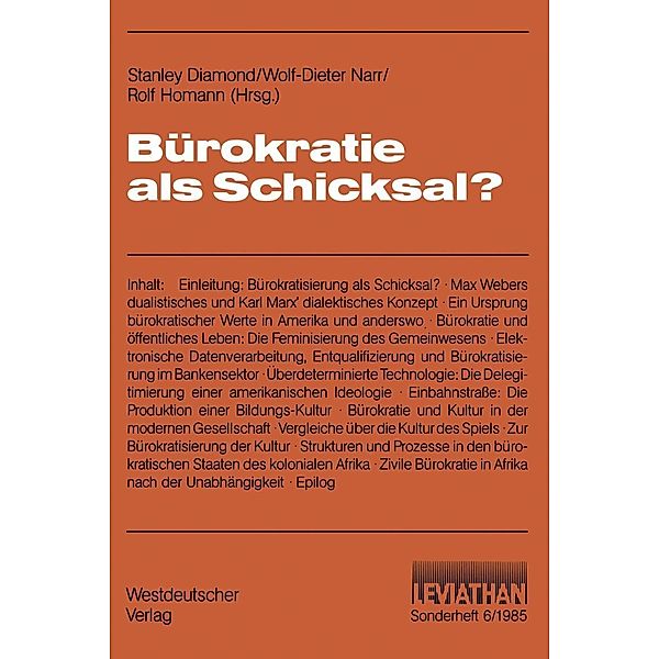 Bürokratie als Schicksal?