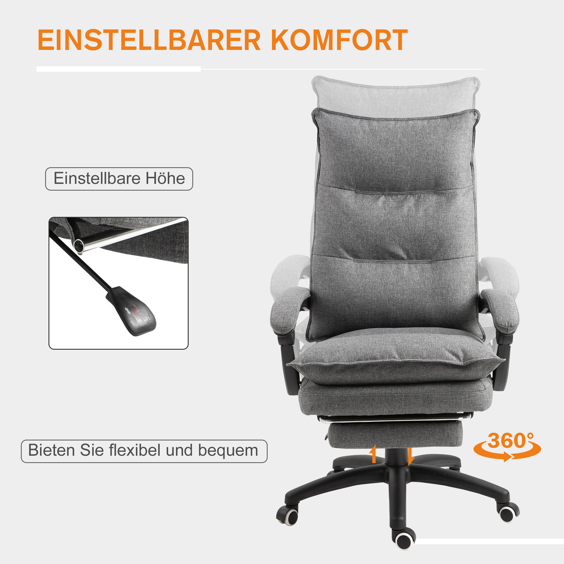 Bürostuhl mit Massage und Sitzheizung funktion in Nordrhein-Westfalen -  Krefeld