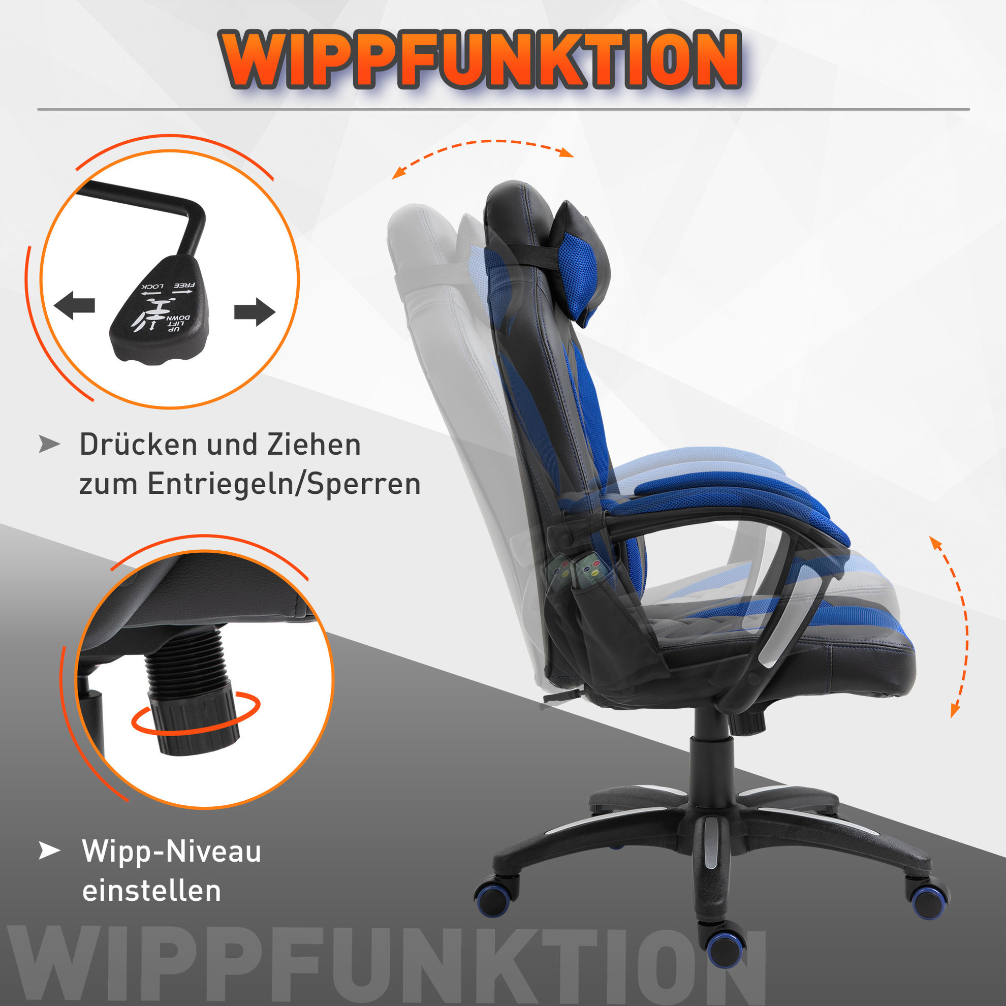 Bürostuhl mit Wärmefunktion Farbe: blau bestellen | Weltbild.de