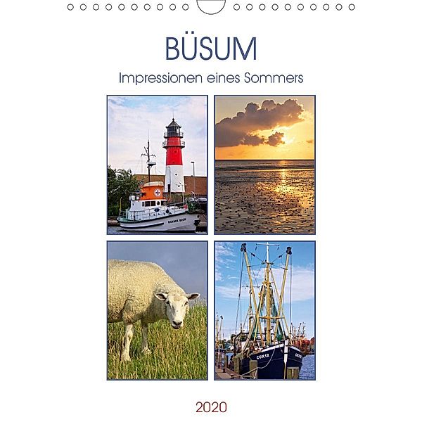 Büsum - Impressionen eines Sommers (Wandkalender 2020 DIN A4 hoch), Angela Dölling