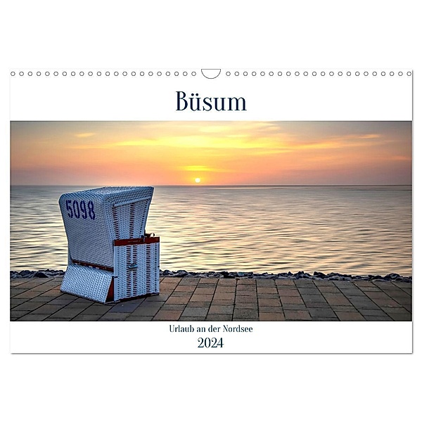 Büsum - Urlaub an der Nordsee (Wandkalender 2024 DIN A3 quer), CALVENDO Monatskalender, Katja Xenikis