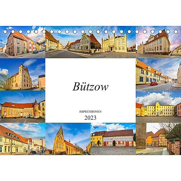 Bützow Impressionen (Tischkalender 2023 DIN A5 quer), Dirk Meutzner