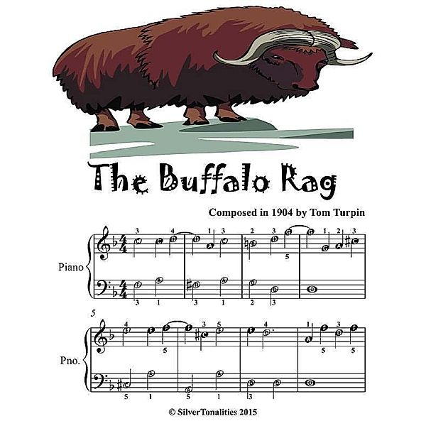 Buffalo Rag - Easiest Piano Sheet Music Junior Edition, Silver Tonalities