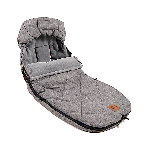 Kaiser Naturfelle Buggy-Fusssack THERMO in anthracite
