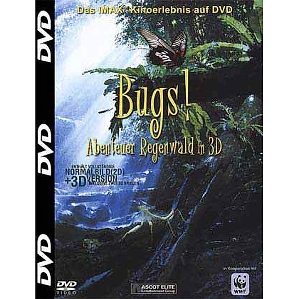 Bugs! Abenteuer Regenwald in 3 D, DVD, Abby Aron, Mike Slee