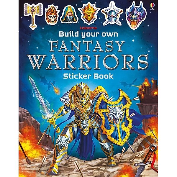 Build Your Own Fantasy Warriors Sticker Book, Simon Tudhope