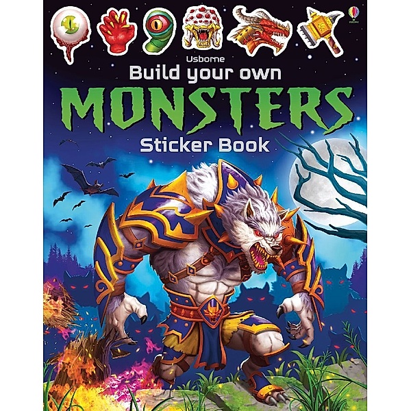 Build Your Own Monsters Sticker Book, Simon Tudhope