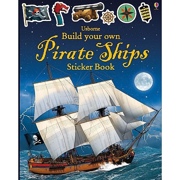 Build Your Own Pirate Ships Sticker Book, Simon Tudhope