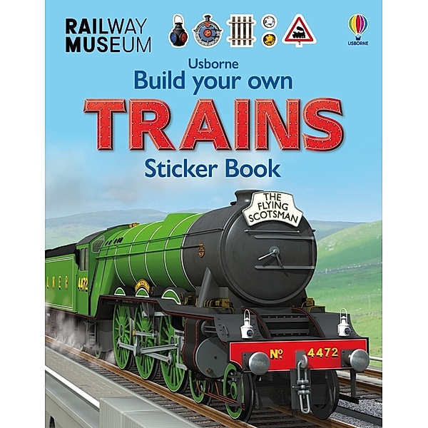 Build Your Own Trains Sticker Book, Simon Tudhope