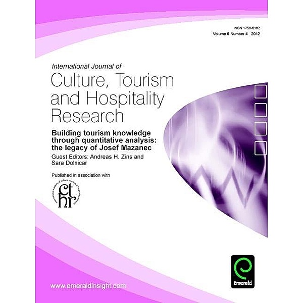 Building Tourism Knowledge through Quantitative Analysis