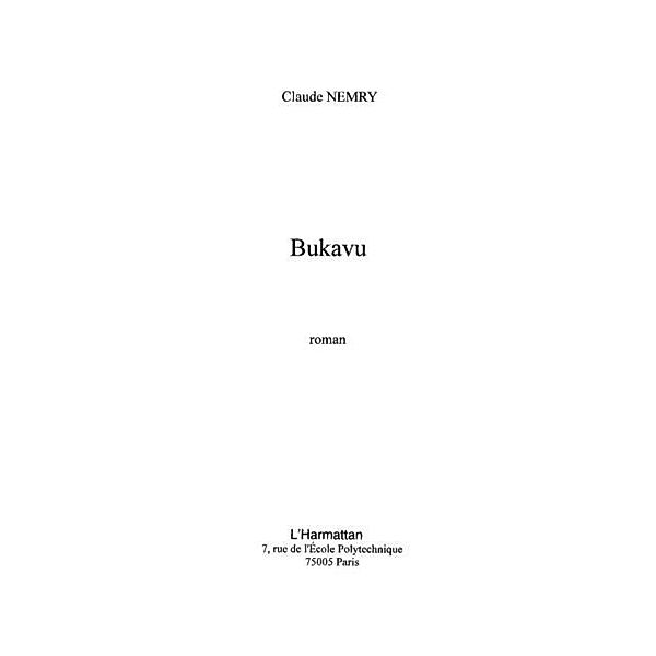 Bukaru roman / Hors-collection, Nemry Claude
