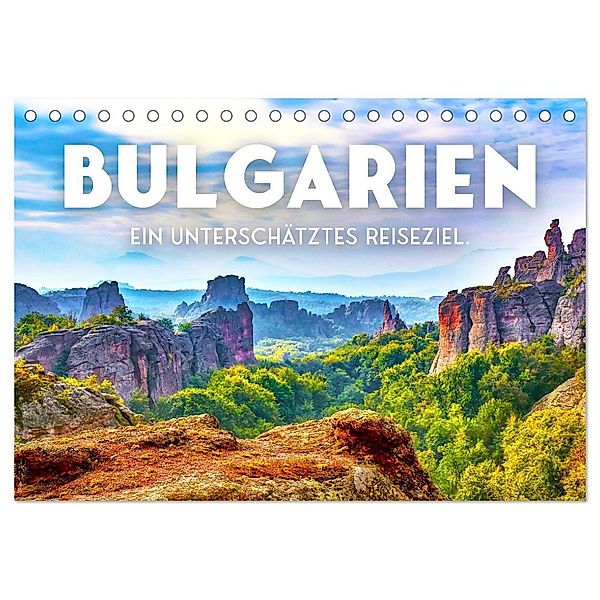 Bulgarien - Ein unterschätztes Reiseziel. (Tischkalender 2024 DIN A5 quer), CALVENDO Monatskalender, SF