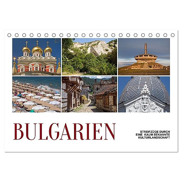 Bulgarien - Streifzüge durch eine kaum bekannte Kulturlandschaft (Tischkalender 2024 DIN A5 quer), CALVENDO Monatskalender, Christian Hallweger