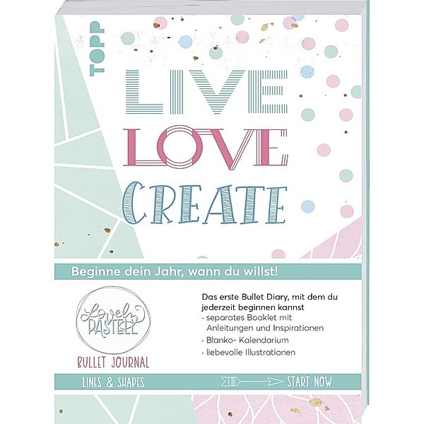 Bullet Journal Lovely Pastell Lines & Shapes - Live, love, create, Ludmila Blum