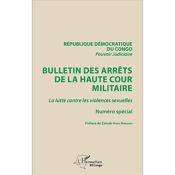 Bulletin des arrêts de la haute cour militaire, Congo Republique democratique du Congo