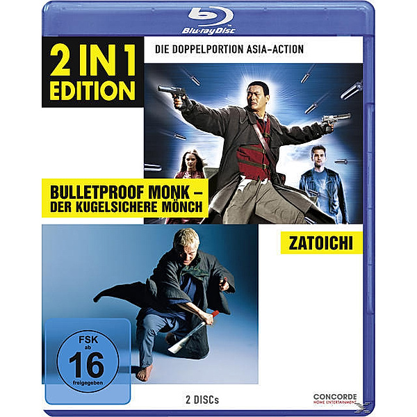 Bulletproof Monk - Der kugelsichere Mönch / Zatoichi - Der blinde Samurai 2 in 1 Edition, Ethan Reiff, Cyrus Voris, Takeshi Kitano