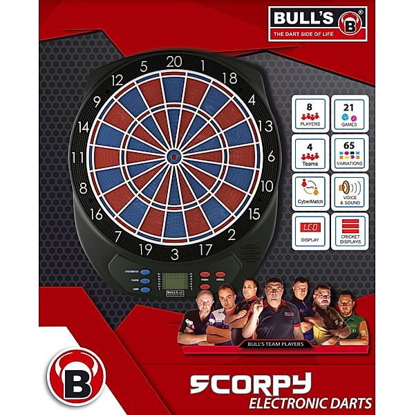 BULL'S E-Dart-Scorpy Zweiloch