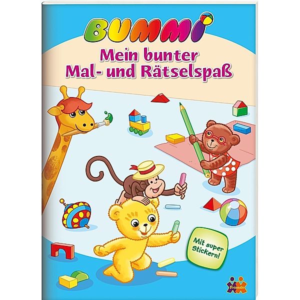 Bummi - Mein bunter Mal-und Rätselspass