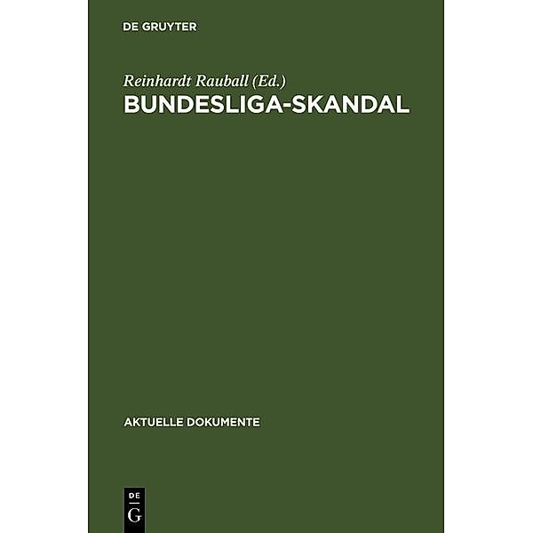 Bundesliga-Skandal / Aktuelle Dokumente
