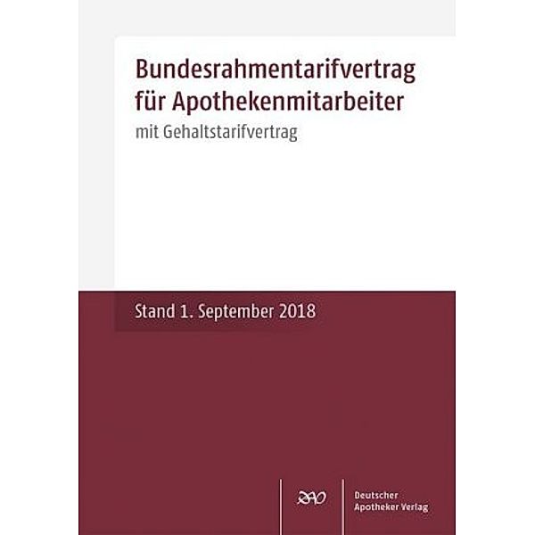 Bundesrahmentarifvertrag für Apothekenmitarbeiter