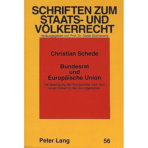 Bundesrat und Europäische Union, Christian Schede